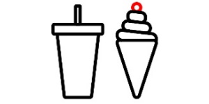 Free refreshments logo