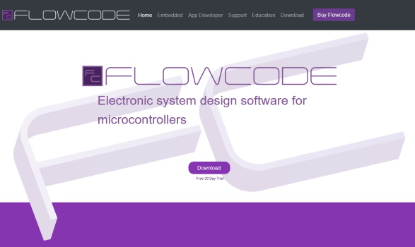 New Flowcode dedicated site screenshot